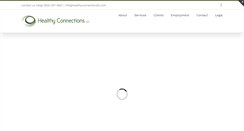 Desktop Screenshot of healthyconnectionsllc.com
